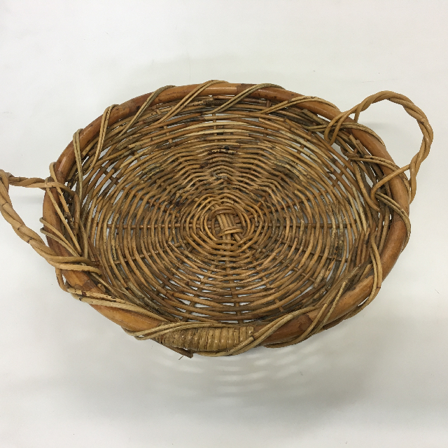 BASKET, Shallow Tray Medium w Handles